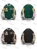 Chaquetas para hombres Chaqueta de uniforme de béisbol de marca americana Hombres Tendencia de otoño Guapo Todo fósforo Costuras sueltas Chaqueta bordada informal 230208