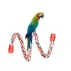 Inne zaopatrzenie ptaków interaktywna papuga dla zwierząt kolorowa lina