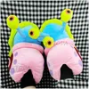 Домашние ботинки Зимние женщины Gary Snails Slippers пушистые милые мультипликационные помещения в крыло