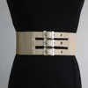 Belts 7.5cm Width 72cm Long Waist Belt Fashion Waist Belts Ladies Solid Stretch Elastic Wide Belt Dress Adornment for Women Waistband G230207