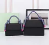 new women handbag Fashion bag black red straps canvas belt black Shoulder multi purpose white bag