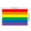 Wholesale Rainbow Flag 90X150cm gay pride Pride No. 4 LGBT flag available from stock