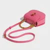 2023 Sacs à main Liquidation Outlet Vente en ligne Niche design bambou rose selle petit été nouveau haute texture une épaule sac à main