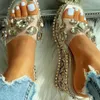 Clear Platform Sandalen merkontwerp Doratasia kristallen Hoge hakken Leisure Slipper Wedges Sandalen Dames Zomerschoenen Vrouw T