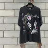 Designer Fashion Saint Michael T Shirt Love Satan Limited High Street Made Old Wash Vintage Short Sleeve