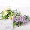 Decorative Flowers 1 Pieces Flower Head Diameter 9.5Cm Artificial Bouquet Home Decoration Accessories Wedding Year Candy Box Arrangement