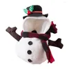Dog Apparel Pet Transformation Outfit Stylish Xmas Snowman Funny Clothes Close-fitting