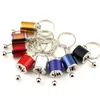 Kreki kreatywne przekładnie kreatywne Model Auto Part Model sześciobiegowe manualna skrzynia biegów dźwignia dźwignia kluczyek pierścienia klawisza Keyrings Keyrings