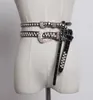 Belts Women Y2K ACC Bling Rhinestone Buckle Belt G230207