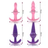 4pcs/set silicone anal plug butt brinquedos para homens e mulheres Dildo Masturbação