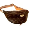 Millionaire Brown Flower Bag Nyaste Stlye Famous Bumbag Cross Body Mode Axelväska Bruna midjeväskor Bum Unisex midjeväskor