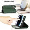 Leather Flip Wallet Case For iPhone 14 13 12 Mini 11 Pro XS MAX X XR 8 7 6s 6 Plus 5 5s SE Card Stand Slot Phone Cover