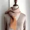 Halsdukar mode joker matchande färg trebärs tvåsidig varm ull i höst vinter kvinnliga halsdukälskare förtjockade kimd22