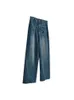 Jeans femininos American Retro Y2K lavou as calças da perna de outono de Jean, de Jean, as calças de perna larga de pernas largas 230209