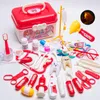 Kitchens Play Food Doctor Playset Kit Contains Children s Injections Lighted play stethoscope for kids dentist kit 3 5 pretend 230208