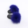 Slipper Kids Real Hair Slippers Plush Furry Fur Casual Boys Slides Summer Shoes Girls Flip Flops Child Sandals 230209