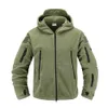 Herenjacks Tactische fleece jas Militair uniform Soft Shell Casual Hooded Jacket Men Thermal Army Clothing 230208