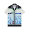 247Summer Mens Designer Shirts Casablanc shirt Man Womens Tees Brand Short Sleeves Top Sell Luxury Men Hip Hop clothes US SIZE M-3XL