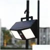 Solarv￤ggljus 360 LED -ljus dammt￤t vattent￤t utomhusdekorativ lampa tr￤dg￥rd tr￤dg￥rd gata induktion natt fj￤rrkontroll drop dhiuk