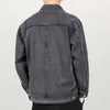 メンズジャケットブラックブルーデニムショートジャケットメンジーンズジャケットコートカジュアルウィンドブレイカーポケットオーバーソウボンバーストリートウェアマン衣料品230209