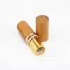 Storage Bottles 5g Custom Cosmetic Empty Refillable Bamboo Lipstick Tube Personal Care Makeup Beauty Lip Gloss Package