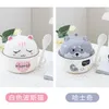 Bowls Ceramic Instant Noodle Bowl With Cover Single Large Student Dormitory Lovely Cup Lovers Set Soup