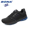 Dress Shoes BONA Style Men Running Ourdoor Jogging king Sneakers Lace Up Athletic Comfortable Light Soft 230208