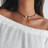 Choker Fashion Women Fauxe жемчужная подвесная ожерель