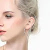 Pendientes de aro Bohemio para mujer Joyería Estilo europeo y americano Hebillas de oreja de metal simple Perno en forma de Kong