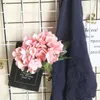 Fleurs décoratives Hortensia Artificiel Flower Bunch Wedding Party Decoration Fake Wall Wreath Supply Silk for Home Decor