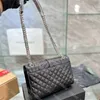 V Lijn envelop schoudertassen vrouwen ontwerper messenger tas caviar lederen handtassen dames luxe merk y portemonnee crossbody tassen met doos