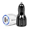 PD USB C CAR CHARGER 32W FASTクイック充電iPad用の自動デュアルポートパワーアダプターiPhone 14 13 Pro Max Samsung LG充電器