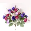 Dekorative Blumen, künstliche Blumen, künstliche Lilie, Tulpe, Gartengras, falsche Kunststoffpflanzen für den Außenbereich
