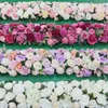 Decorative Flowers Artificial 2M Rose Flower Row Wedding Arched Door Decor Flores Silk Peony Road Cited Home Party Decoration
