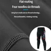 Cyclingbroek cyklopedia heren fietsbroek competitieve 5D gel gevouwde MTB Road Bike Panty met 3pockets ademende fietsende lange leggings 230209