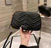 Sac à bandoulière en cuir de qualité haut de gamme Marmont pour femme fourre-tout g sacs à bandoulière Designer de luxe femme mode shopping soirée caméra