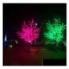 芝生ランプ完璧なLEDチェリーツリーライト/芝生の屋外パークガーデン装飾照明ドロップ配達ライトデッシュ