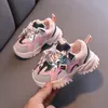 Sneakers Spring Autumn Kids Shoes Baby Boys Girls Barn S Casual Breattable Soft Anti Slip Running Sports Storlek 15 25 230209