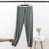 Damen-Nachtwäsche für Damen, lockere Schlafhose, Pyjama, Frühling und Herbst, lange Hosen, Heimkleidung, weiche Modal-Nachtwäsche, große Loungewear