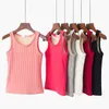 Women's Tanks Camis Thermal Shirt Women Sleeveless Elastic Velvet Vest Women Thermal Top Sling Warm Underwear Women Soft thermo shirt women Sexy 2XL 230209