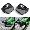 Bike Pedals Lightweight Pedals Pedal 1 Pair Foot High Quality Bike Footrest Heavy Duty Bike Manganese Steel Bicycle Foldable Rear Pedals 0208