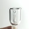 New XL beveled quartz banger nail with 25mm 3mm thick flat top quartz banger round bottom 10mm 14mm domeless nails for water pipes
