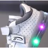 Size 21-30 Children Lighted Boys Girls Baby Luminous Toddler Sport Shoes With LED Lights Kids Glowing Casual Sneakers