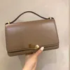 أكياس الكتف 2023 New C-button Flap Bandit 24 One One Houtgher Messenger Bage Leather Square Square Square for Women