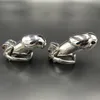 Stainless Steel Chastity Devices For Bdsm Handmade Ht Metal Version Non-Welded Cock Cage For Men