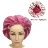 Beanies Beanie/Skull Caps Muslim Women Night Sleep Cap Satin Elastic Bonnet Hat For Hair Care Head Cover Adjust Loss