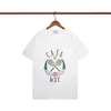 Casablanc Designer T-shirts Heren T-shirts Zomer Casual T-shirts met ronde hals Amerikaanse maat S-2XL