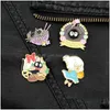 Pins Broches Japanse Manga S Schattig Emaille Pins Badge Broche Rugzakken Tas Kraag Revers Decoratie Sieraden Cadeaus Voor Vrienden 4 Colo Dhj3P