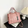 2023 Purses Clearance Outlet Online Sale Stylized Medium Letter Printing Scrub Korean Women's Shoulder Fashion Oblique Straddle Tote Bag