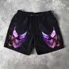 Męskie spodenki Y2K Sports Shorts dla mężczyzn Running Fitness High talia Hip Hop Pocket Skull Basketball Print Gym T230209